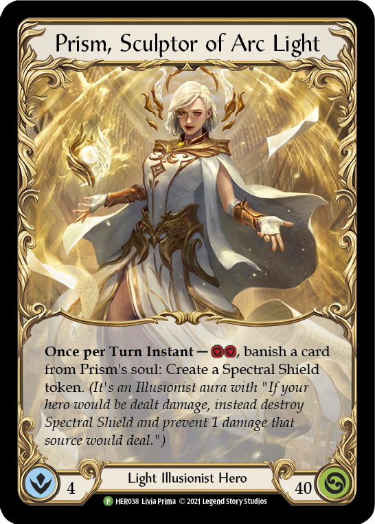 Prism, Sculptor of Arc Light [HER038] (Promo)  Rainbow Foil | Pegasus Games WI