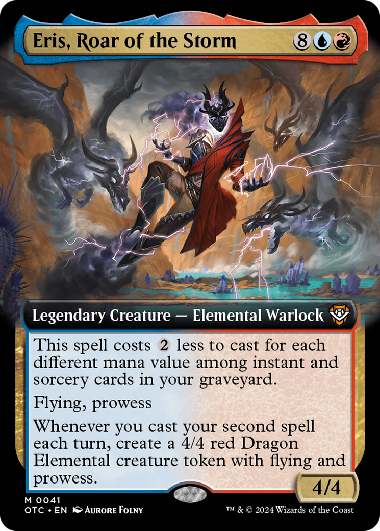 Eris, Roar of the Storm (Extended Art) [Outlaws of Thunder Junction Commander] | Pegasus Games WI