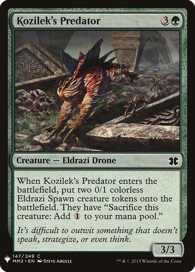 Kozilek's Predator [Mystery Booster] | Pegasus Games WI