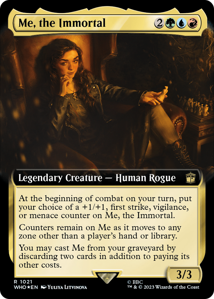 Me, the Immortal (Extended Art) (Surge Foil) [Doctor Who] | Pegasus Games WI