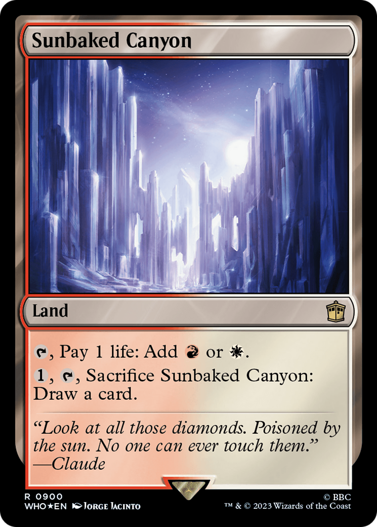 Sunbaked Canyon (Surge Foil) [Doctor Who] | Pegasus Games WI