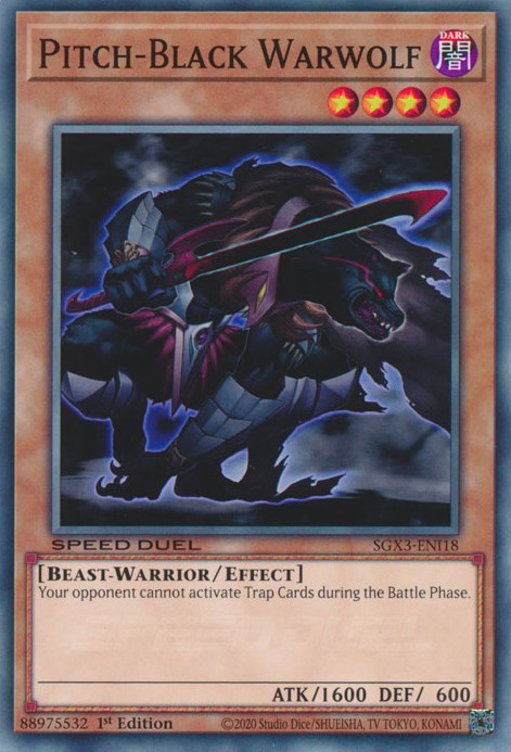 Pitch-Black Warwolf [SGX3-ENI18] Common | Pegasus Games WI