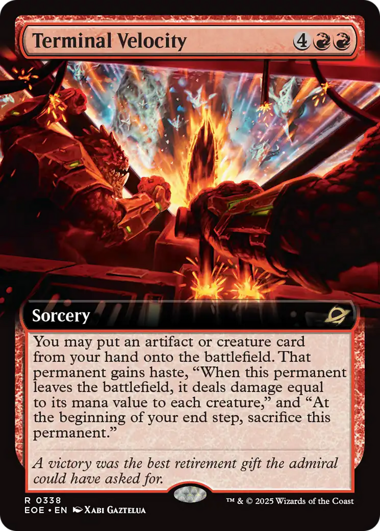 Terminal Velocity (Extended Art) [Edge of Eternities] | Pegasus Games WI