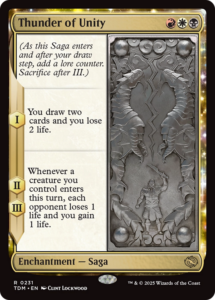 Thunder of Unity [Tarkir: Dragonstorm] | Pegasus Games WI