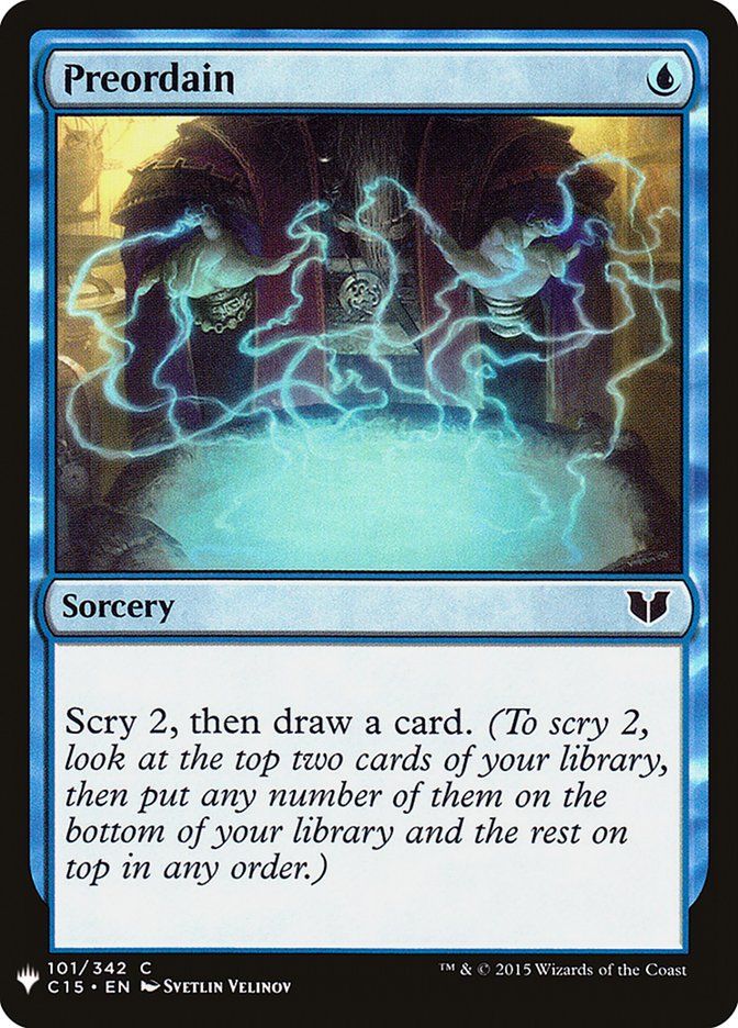 Preordain [Mystery Booster] | Pegasus Games WI