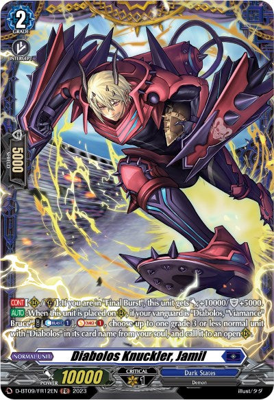 Diabolos Knuckler, Jamil (D-BT09/FR12EN) [Dragontree Invasion] | Pegasus Games WI