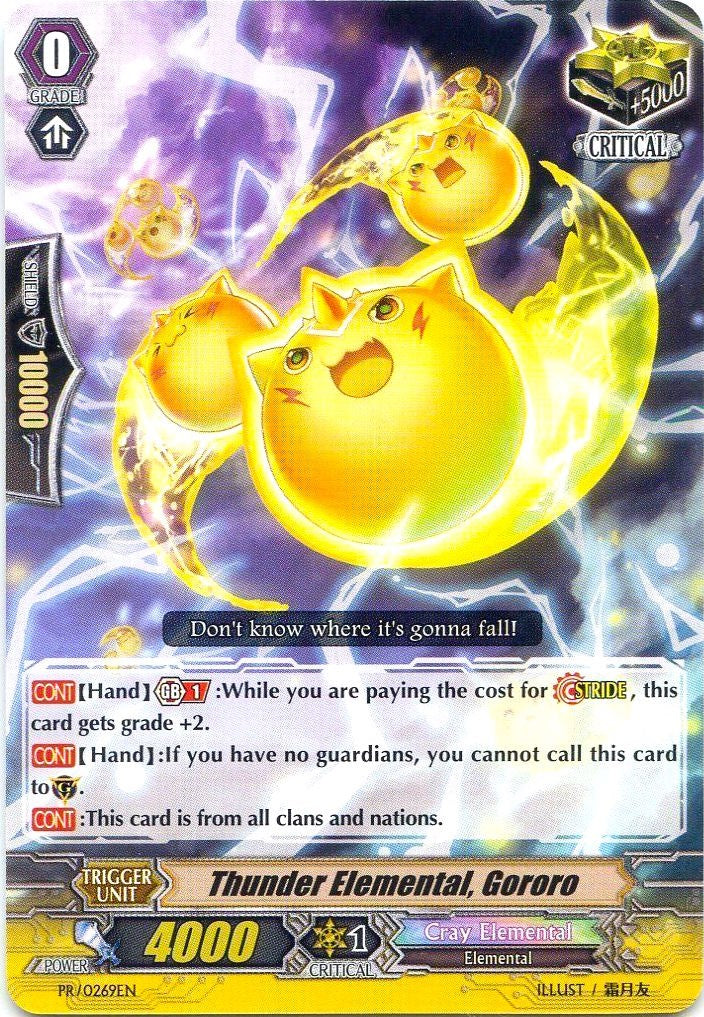 Thunder Elemental, Gororo (PR/0269EN) [Promo Cards] | Pegasus Games WI