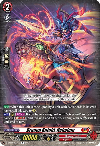 Dragon Knight, Nehalem (D-BT02/027EN) [A Brush with the Legends] | Pegasus Games WI