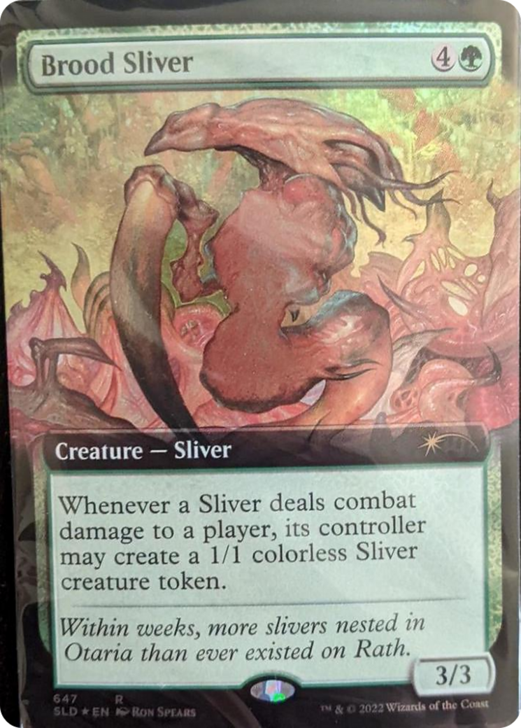 Brood Sliver (Extended Art) [Secret Lair Drop Promos] | Pegasus Games WI