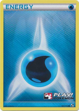 Water Energy (107/114) (Play Pokemon Promo) [Black & White: Base Set] | Pegasus Games WI