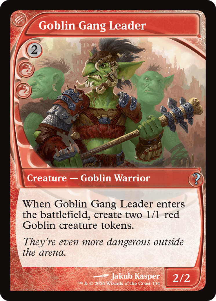 Goblin Gang Leader (Future Sight) [Mystery Booster 2] | Pegasus Games WI