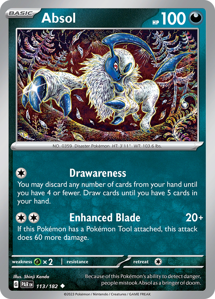 Absol (113/182) [Scarlet & Violet: Paradox Rift] | Pegasus Games WI