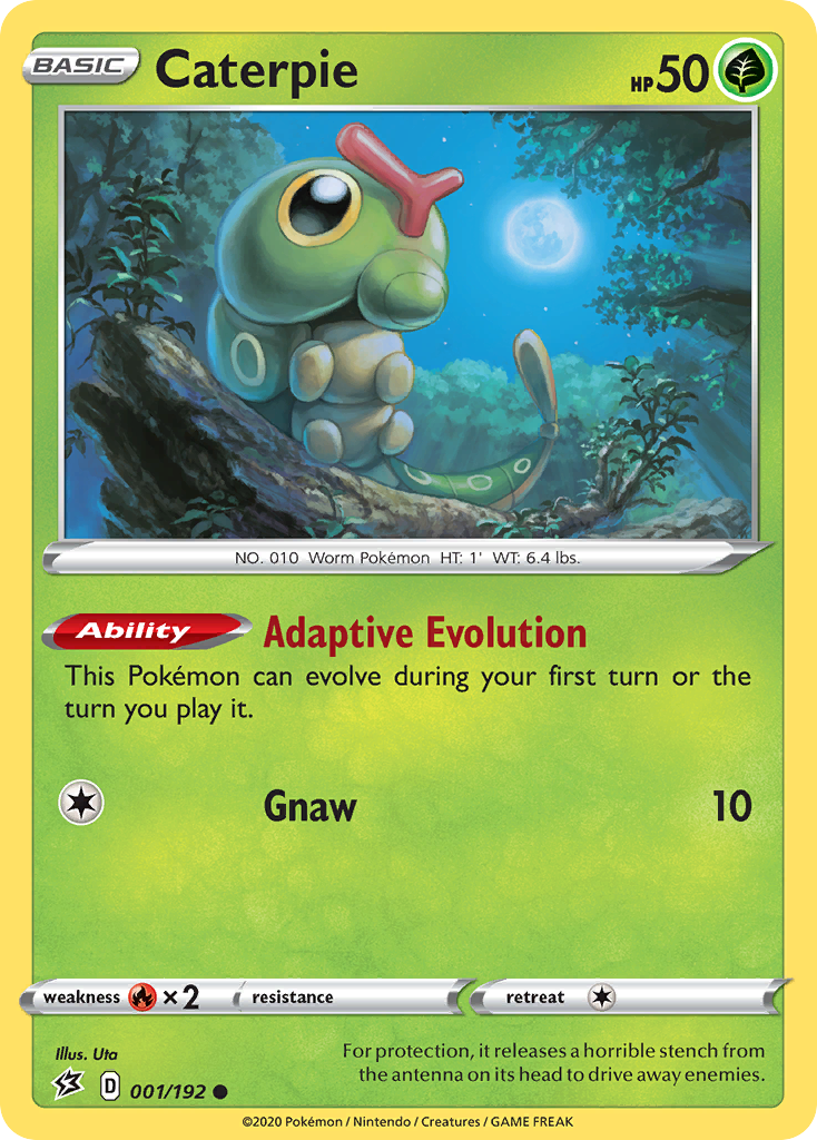 Caterpie (001/192) [Sword & Shield: Rebel Clash] | Pegasus Games WI