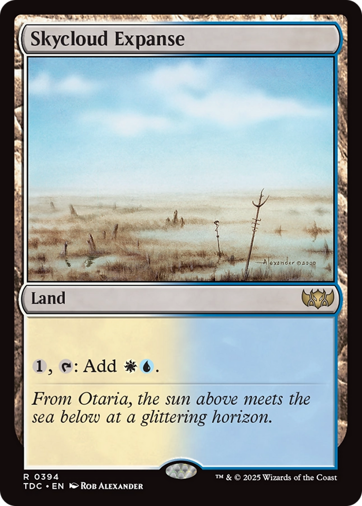 Skycloud Expanse [Tarkir: Dragonstorm Commander] | Pegasus Games WI