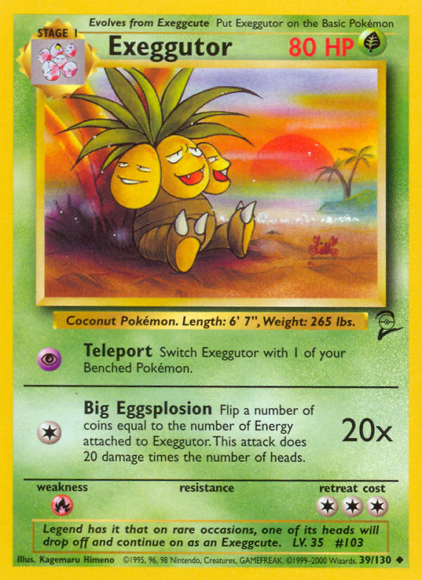 Exeggutor (39/130) [Base Set 2] | Pegasus Games WI