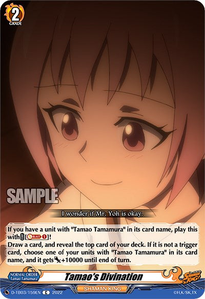 Tamao's Divination (D-TB03/159EN) [Shaman King] | Pegasus Games WI
