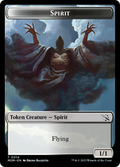 Knight (7) // Spirit (14) Double-Sided Token [March of the Machine Commander Tokens] | Pegasus Games WI