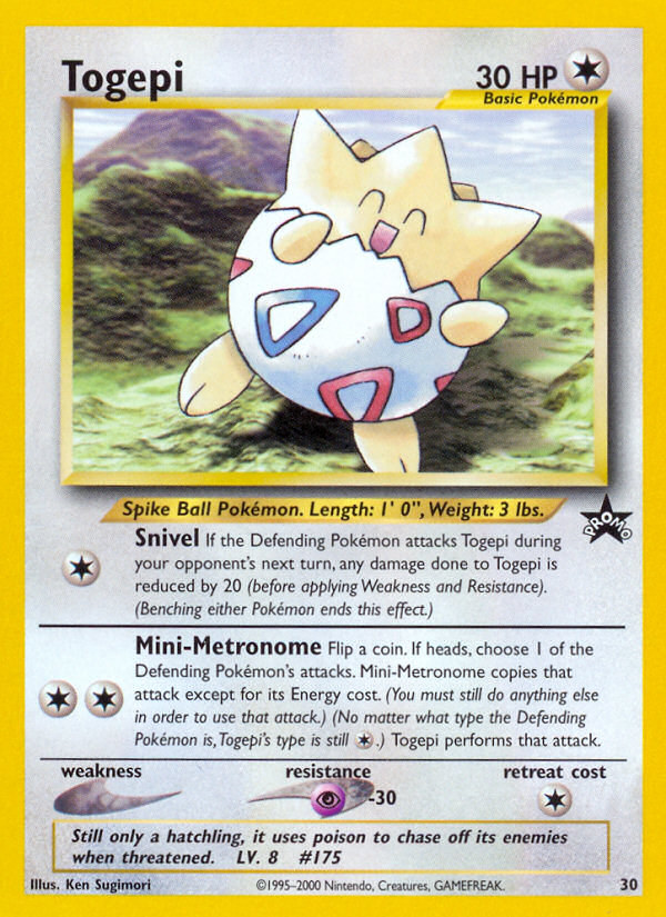 Togepi (30) [Wizards of the Coast: Black Star Promos] | Pegasus Games WI