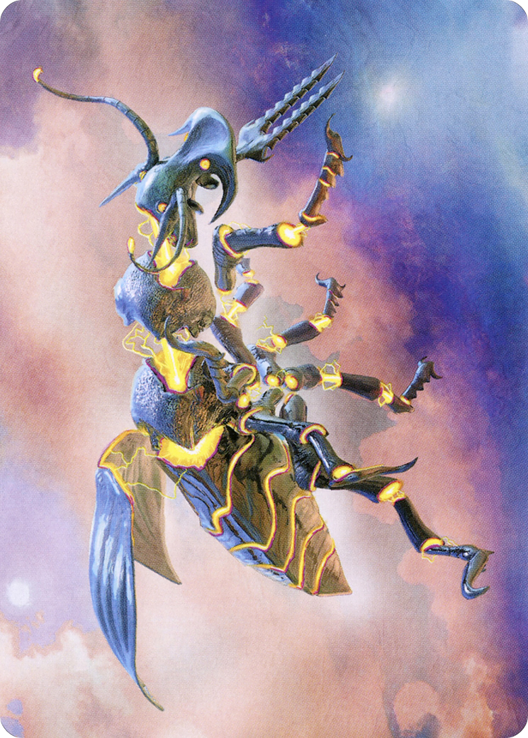 Zabaz, the Glimmerwasp Art Card [Modern Horizons 2 Art Series] | Pegasus Games WI