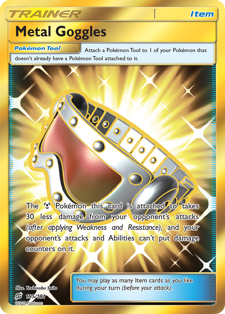 Metal Goggles (195/181) [Sun & Moon: Team Up] | Pegasus Games WI