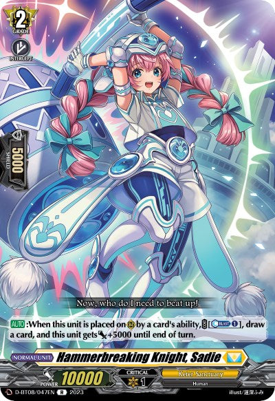 Hammerbreaking Knight, Sadie (D-BT08/047EN) [Minerva Rising] | Pegasus Games WI