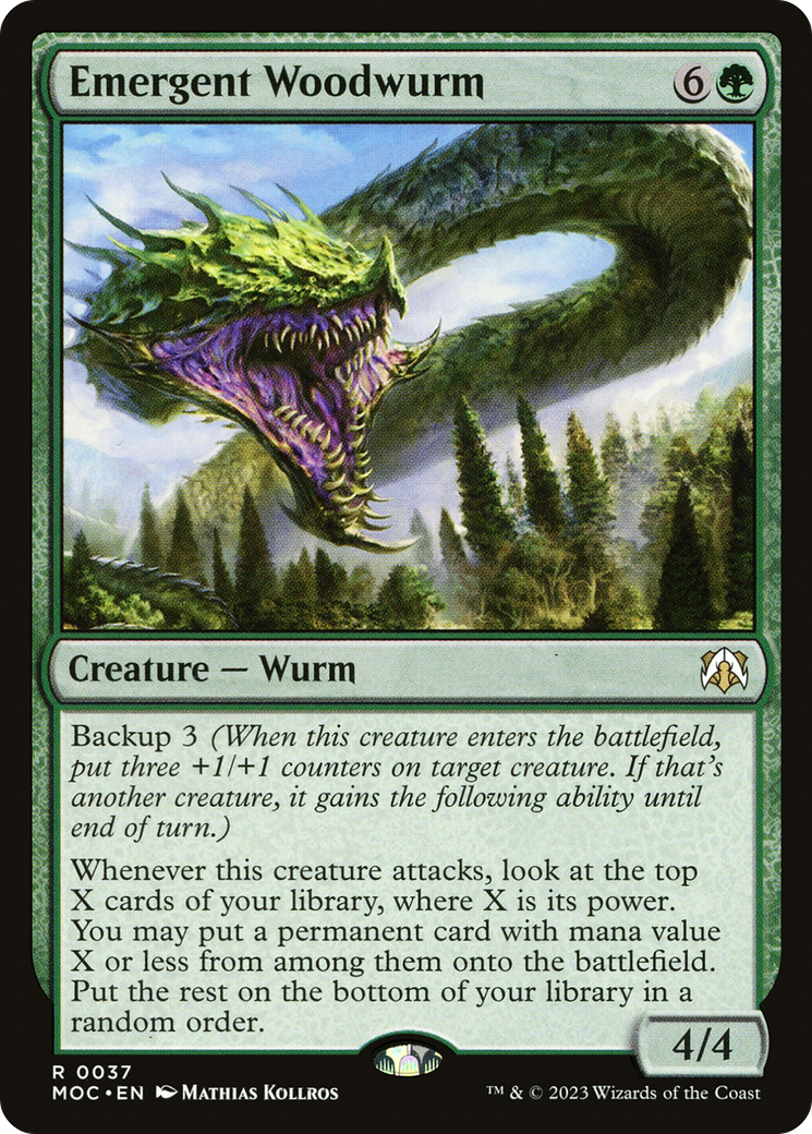Emergent Woodwurm [March of the Machine Commander] | Pegasus Games WI