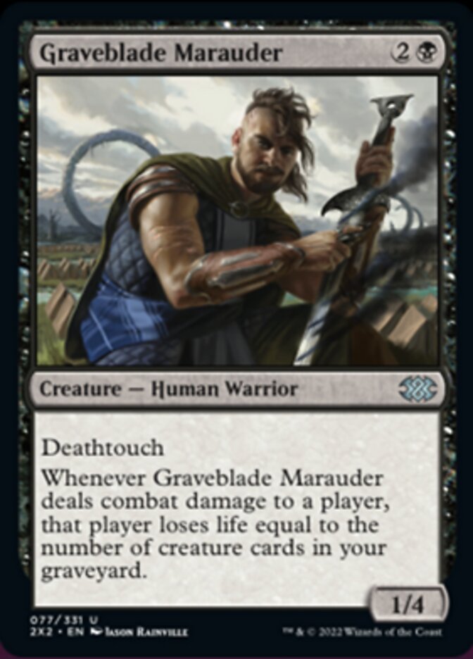 Graveblade Marauder [Double Masters 2022] | Pegasus Games WI