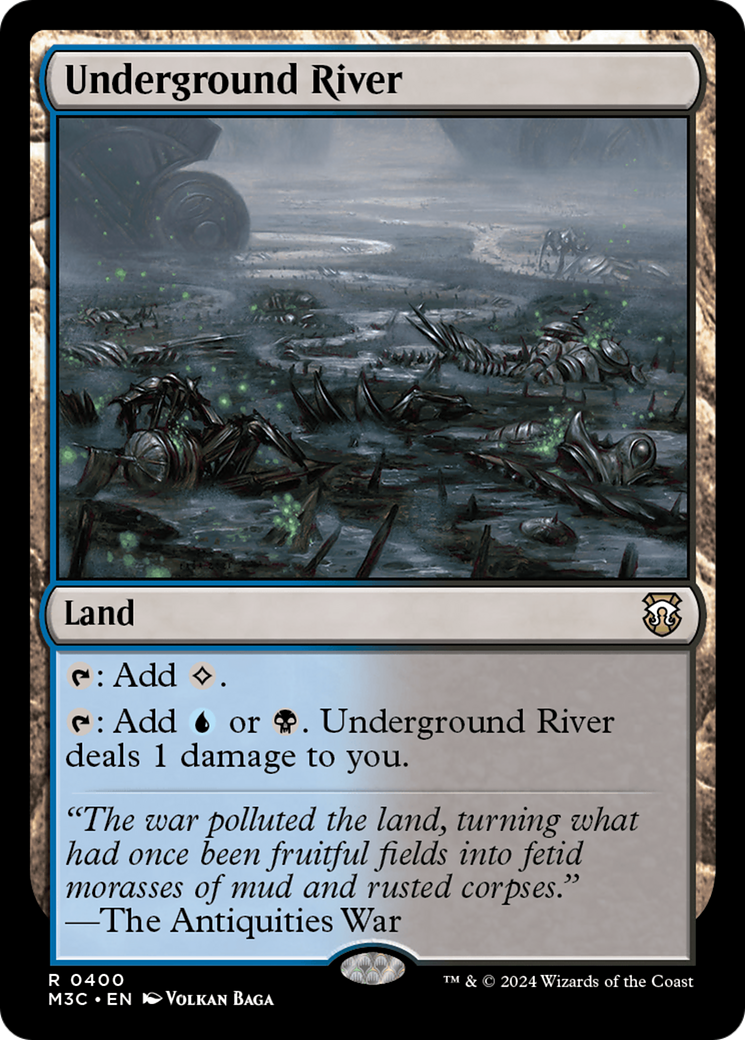 Underground River (Ripple Foil) [Modern Horizons 3 Commander] | Pegasus Games WI