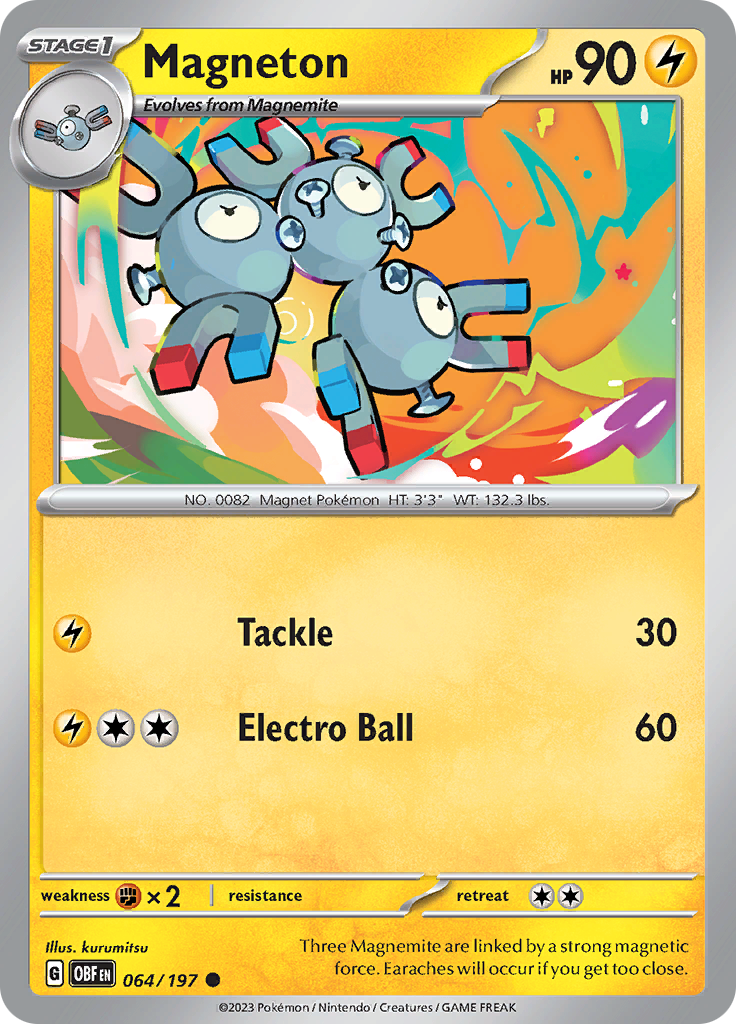 Magneton (064/197) [Scarlet & Violet: Obsidian Flames] | Pegasus Games WI