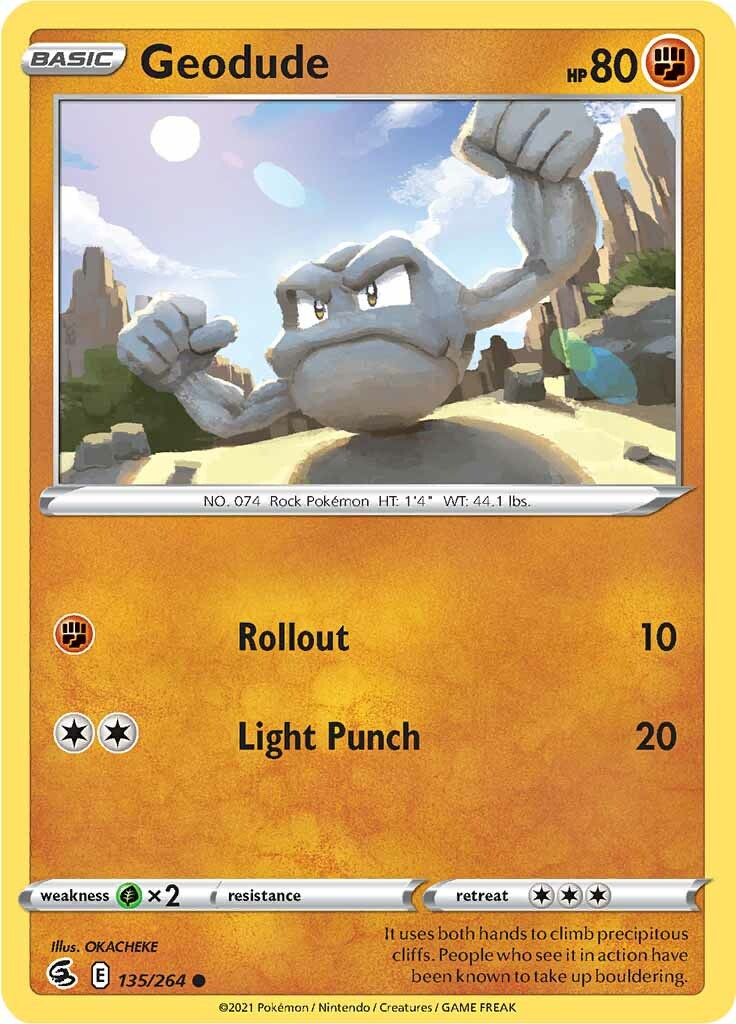 Geodude (135/264) [Sword & Shield: Fusion Strike] | Pegasus Games WI