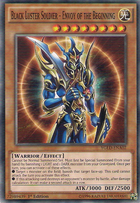 Black Luster Soldier - Envoy of the Beginning [YGLD-ENA02] Common | Pegasus Games WI