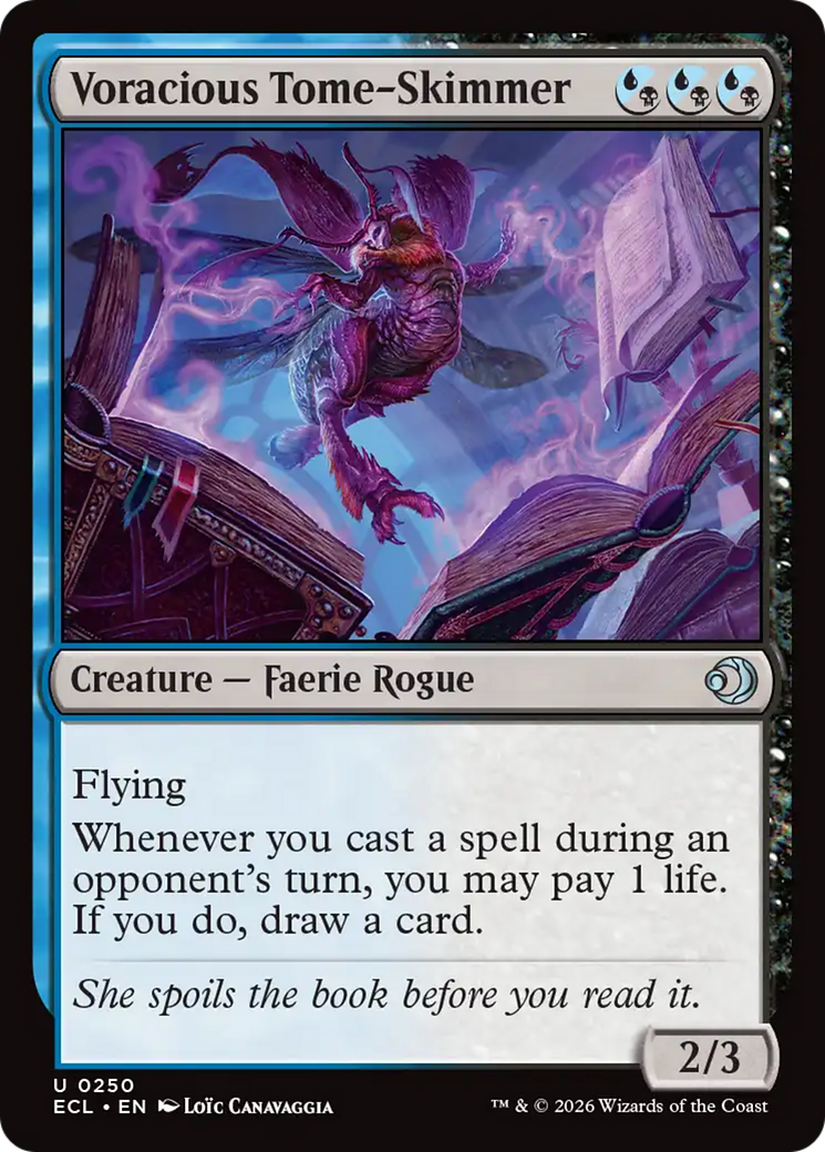 Voracious Tome-Skimmer [Lorwyn Eclipsed] | Pegasus Games WI