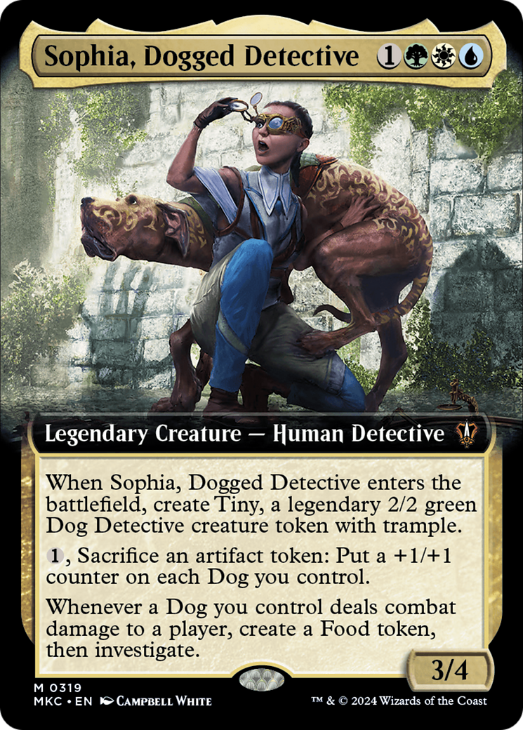 Sophia, Dogged Detective (Extended Art) [Murders at Karlov Manor Commander] | Pegasus Games WI