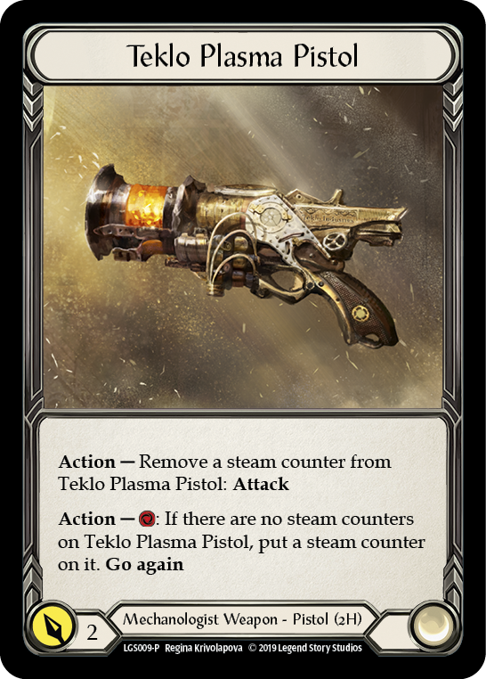 Teklo Plasma Pistol [LGS009-P] (Promo)  1st Edition Cold Foil | Pegasus Games WI