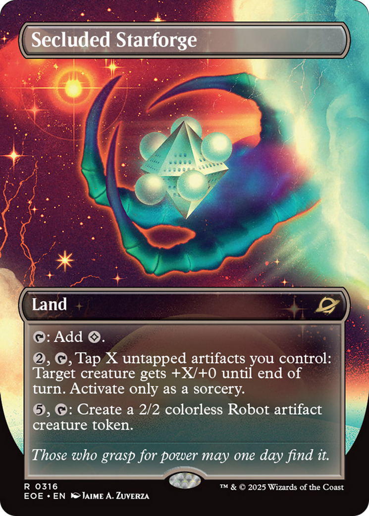 Secluded Starforge (Borderless) [Edge of Eternities] | Pegasus Games WI