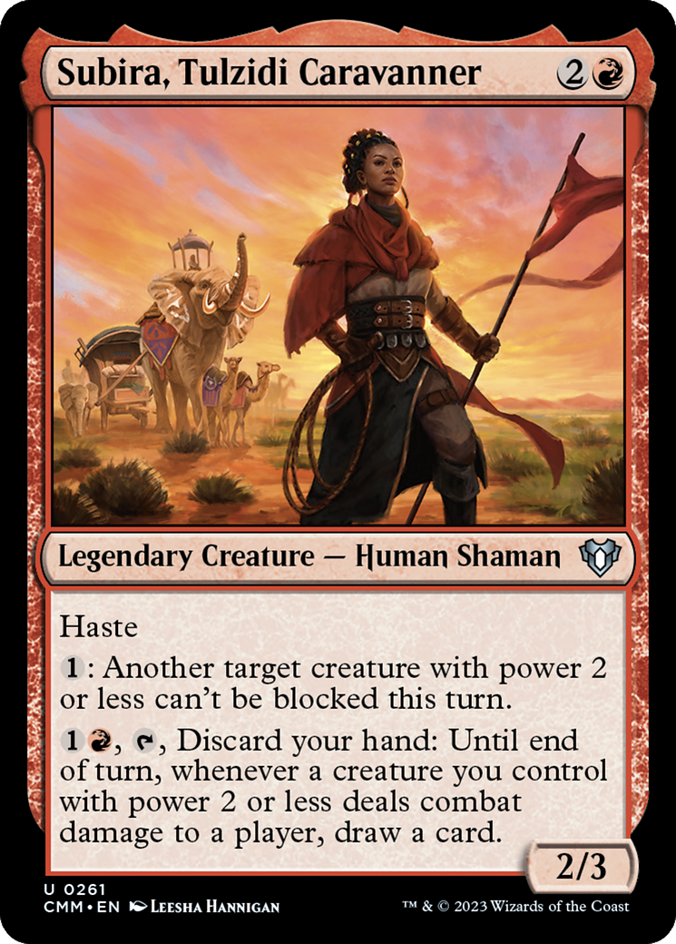 Subira, Tulzidi Caravanner [Commander Masters] | Pegasus Games WI