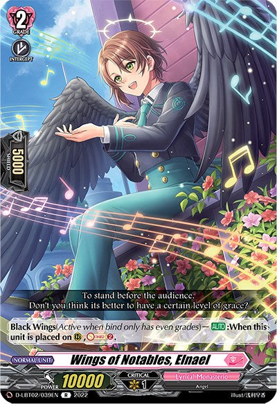 Wings of Notables, Elnael (D-LBT02/039EN) [Lyrical Monasterio: It's a New School Term!] | Pegasus Games WI
