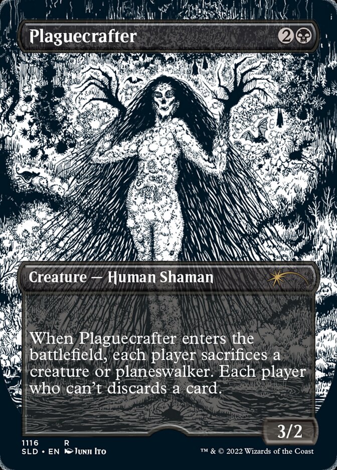 Plaguecrafter (Borderless Etched Foil) [Secret Lair Drop Series] | Pegasus Games WI