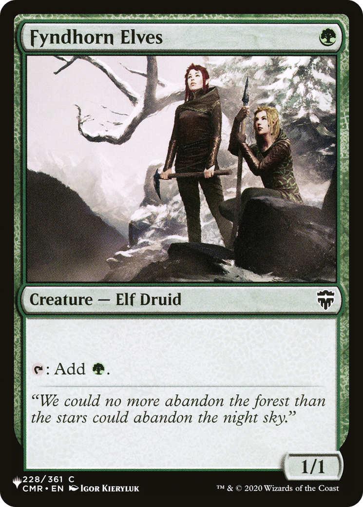 Fyndhorn Elves [The List] | Pegasus Games WI