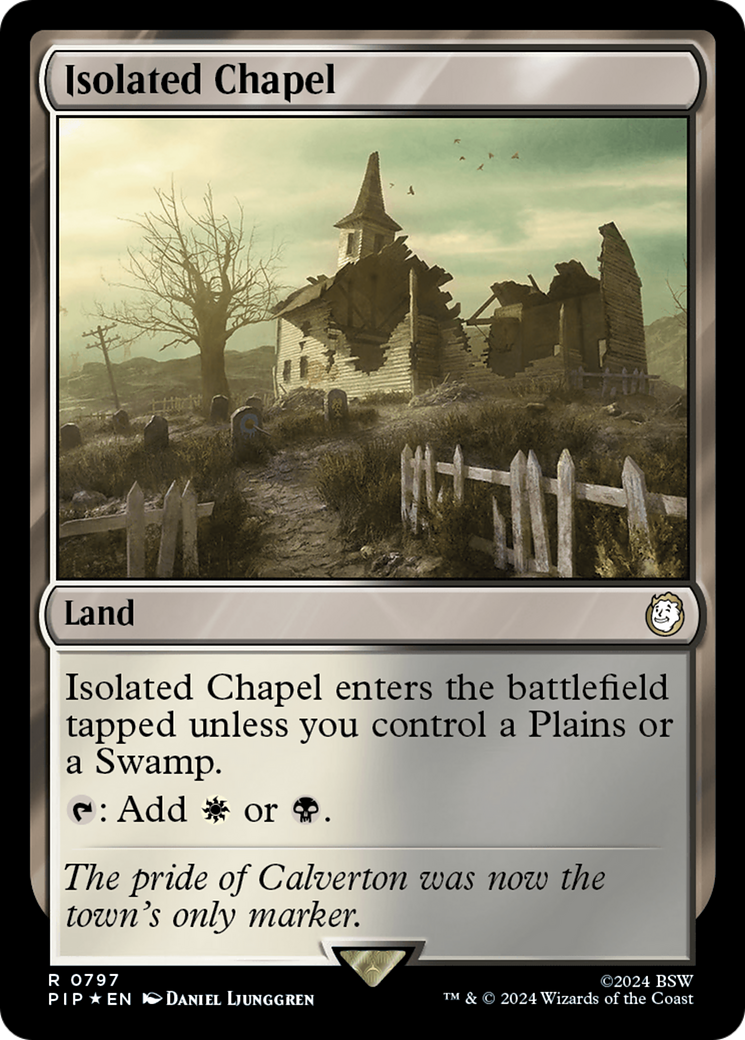 Isolated Chapel (Surge Foil) [Fallout] | Pegasus Games WI