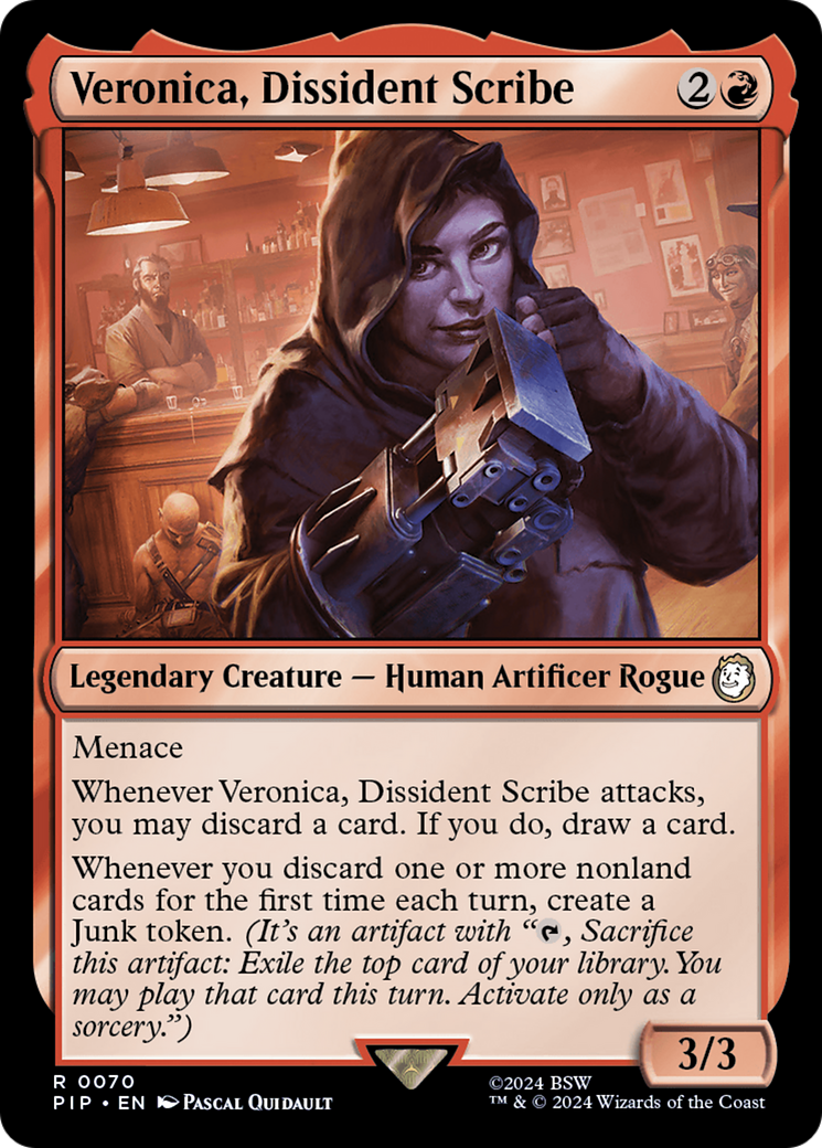 Veronica, Dissident Scribe [Fallout] | Pegasus Games WI