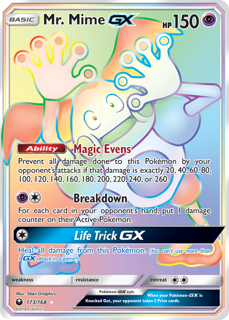 Mr. Mime GX (173/168) [Sun & Moon: Celestial Storm] | Pegasus Games WI