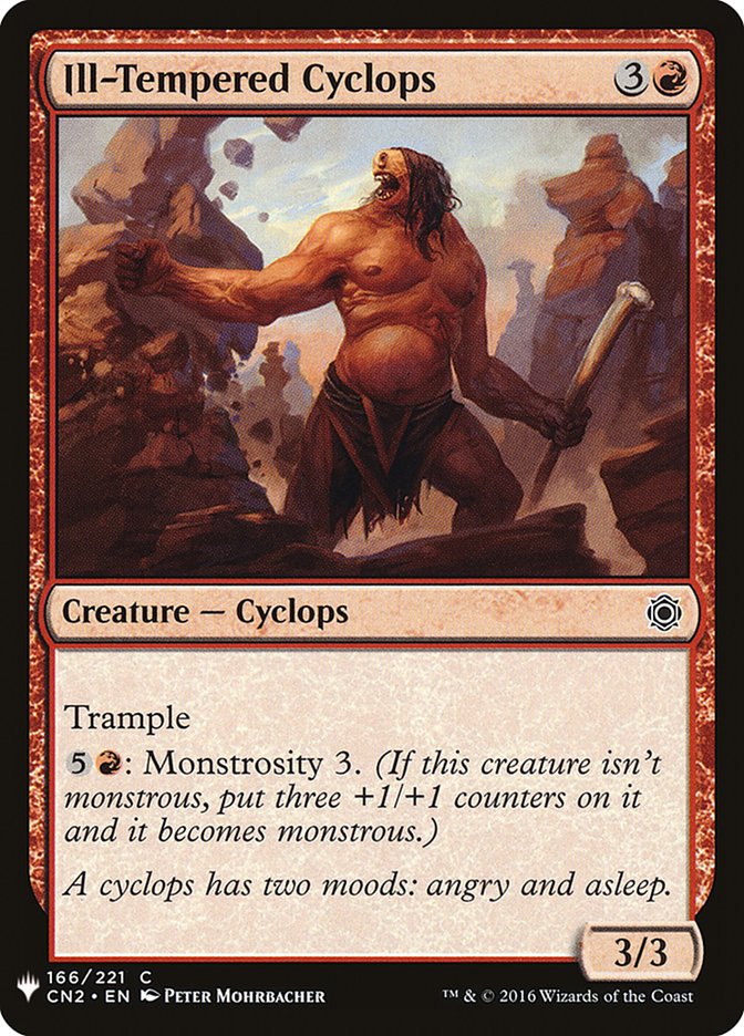 Ill-Tempered Cyclops [Mystery Booster] | Pegasus Games WI