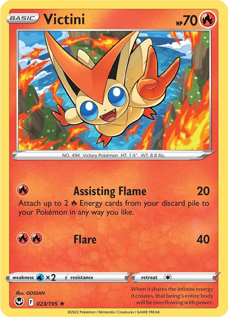 Victini (023/195) [Sword & Shield: Silver Tempest] | Pegasus Games WI