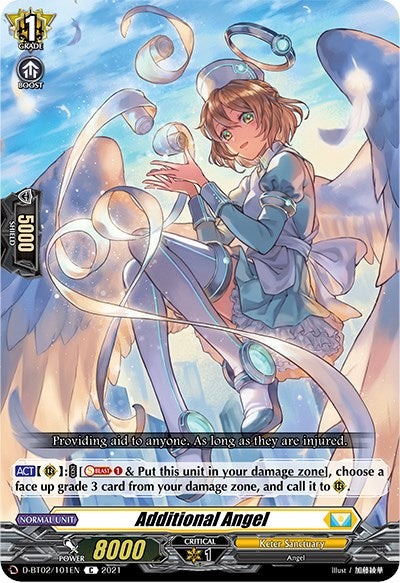 Additional Angel (D-BT02/101EN) [A Brush with the Legends] | Pegasus Games WI