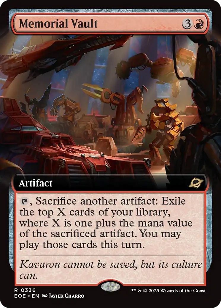 Memorial Vault (Extended Art) [Edge of Eternities] | Pegasus Games WI