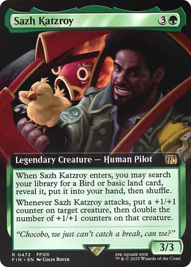 Sazh Katzroy (Extended Art) [FINAL FANTASY] | Pegasus Games WI