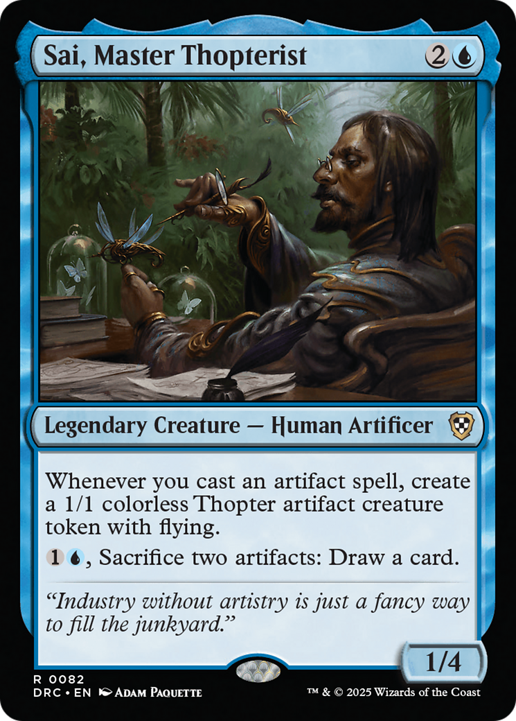 Sai, Master Thopterist [Aetherdrift Commander] | Pegasus Games WI