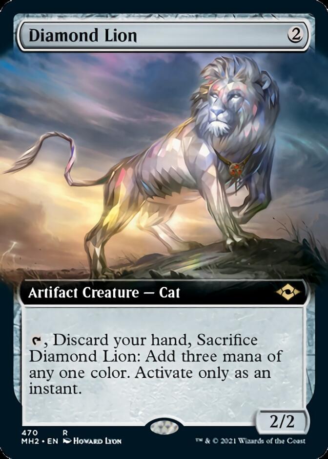 Diamond Lion (Extended Art) [Modern Horizons 2] | Pegasus Games WI
