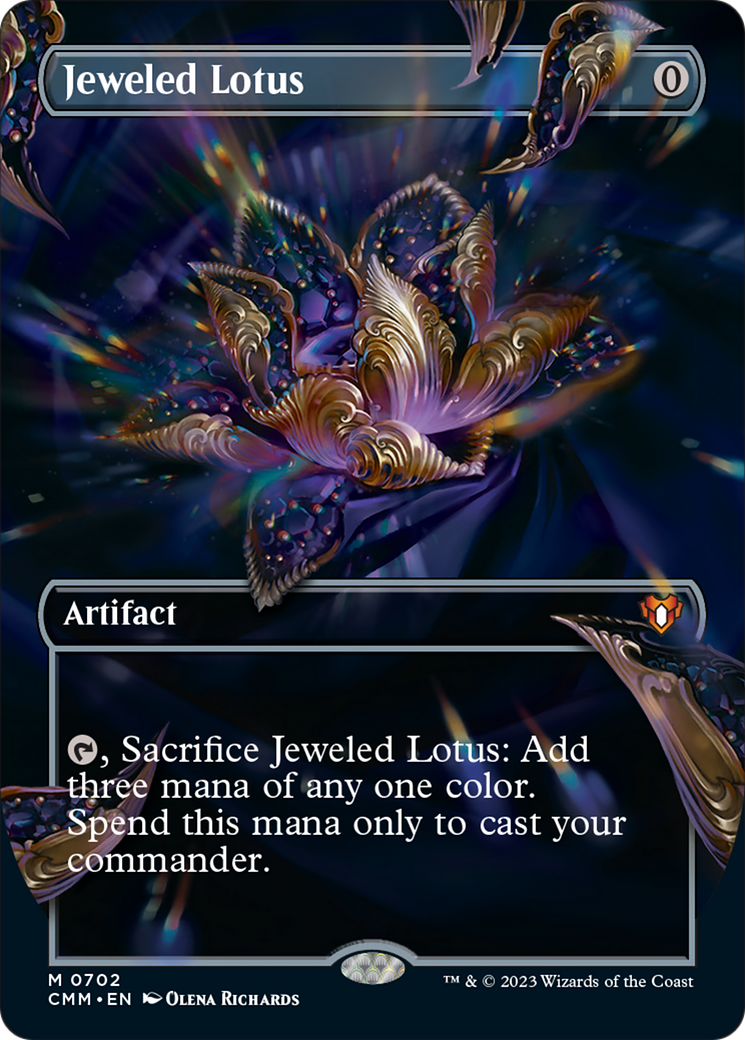 Jeweled Lotus (Borderless Frame Break) [Commander Masters] | Pegasus Games WI